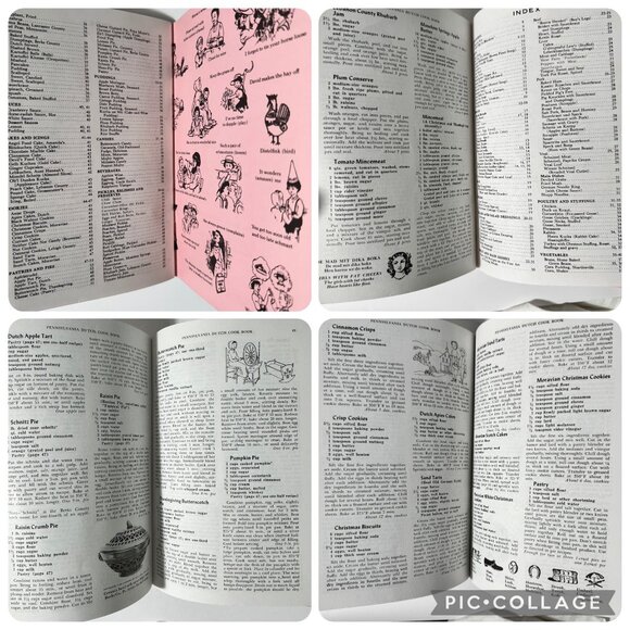Pennsylvania Dutch Cook Book From Fine Old Recipes Set Of Two 1936 1987 SC Vtg - Picture 7 of 16